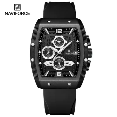 NAVIFORCE Luxury Chronograph Rubber Quartz 